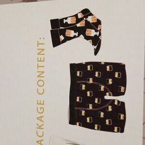 LORD'S ROCKS "THE GENTLEMEN'S PACK" BOXER BRIEFS,SOCKS, GLASS & 2 WHISKEY STONES